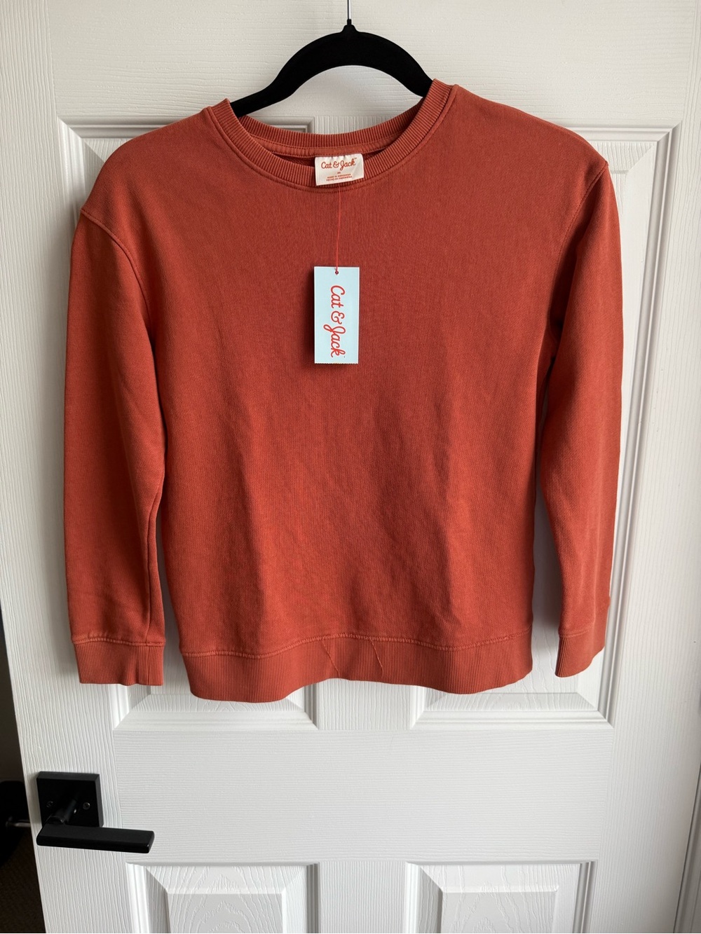 Cat & Jack Rust Orange Crewneck Sweatshirt